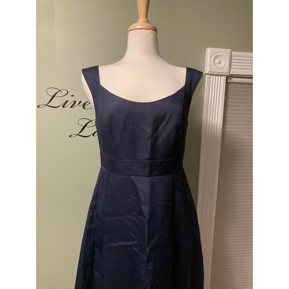 Priscilla Of Boston Navy Blue Formal Occasion Bridesmaid Cocktail Dress Size 10